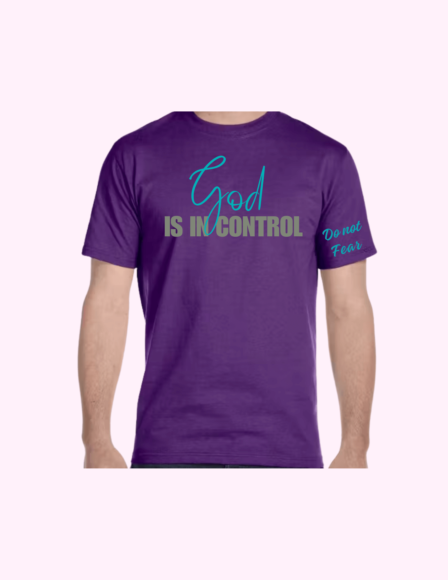 God Is In Control - Adult T-Shirt featuring unique artwork, perfect for personal style and expression.