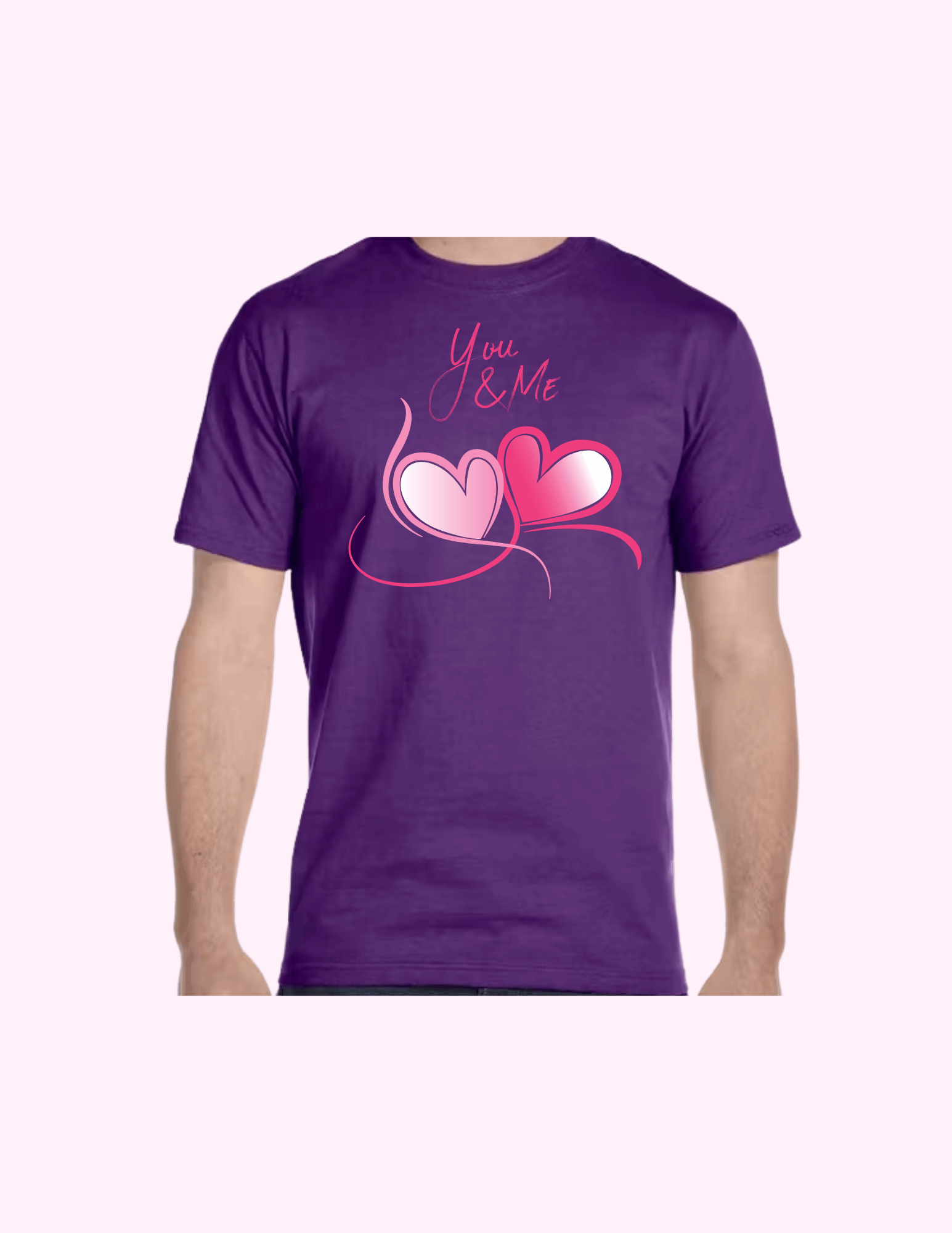 You & Me - Adult T-Shirt featuring unique artwork, perfect for personal style and expression.
