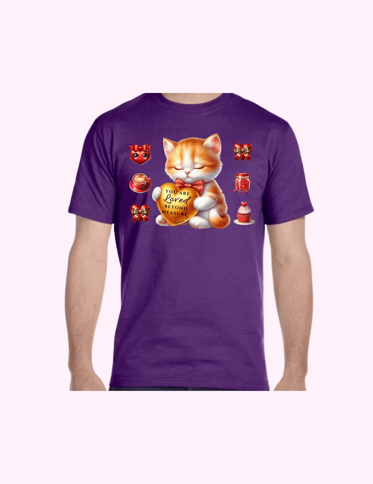 You Are Loved - Adult T-Shirt featuring unique artwork, perfect for personal style and expression.