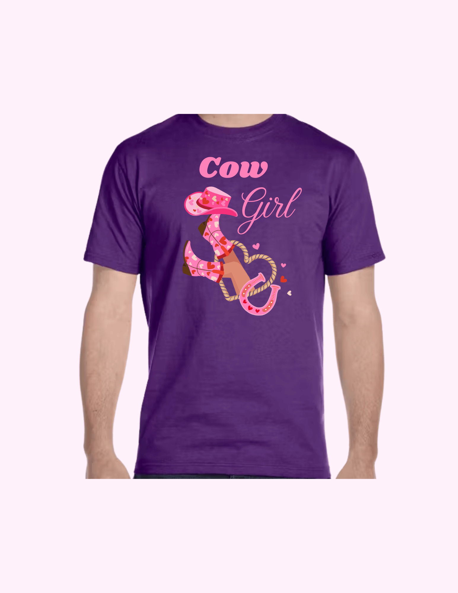 Cowgirl - Adult T-Shirt featuring unique artwork, perfect for personal style and expression.