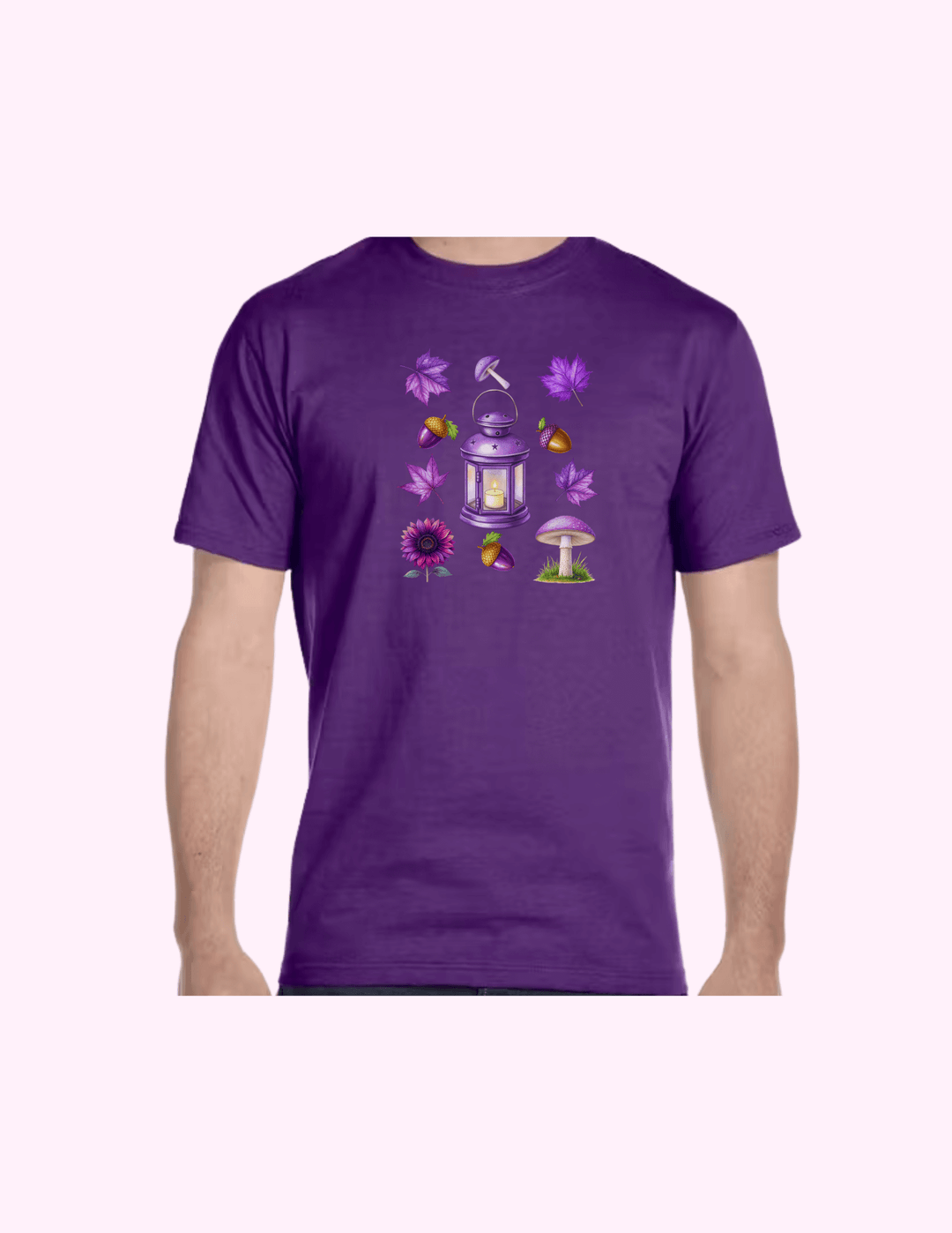 Purple Autumn - Adult T-Shirt