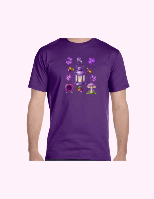 Purple Autumn - Adult T-Shirt