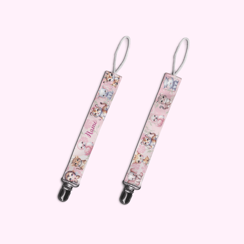 Baby Animals - Baby Pacifier Clip Holder featuring unique artwork, perfect for personal style and expression.