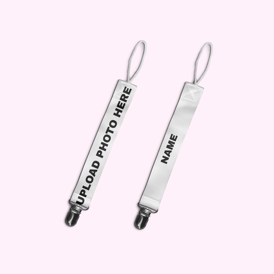 Custom - Baby Pacifier Clip Holder featuring unique artwork, perfect for personal style and expression.
