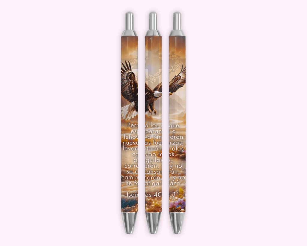 Eagle Isaiah 40:31 Pen featuring unique artwork, perfect for personal style and expression.