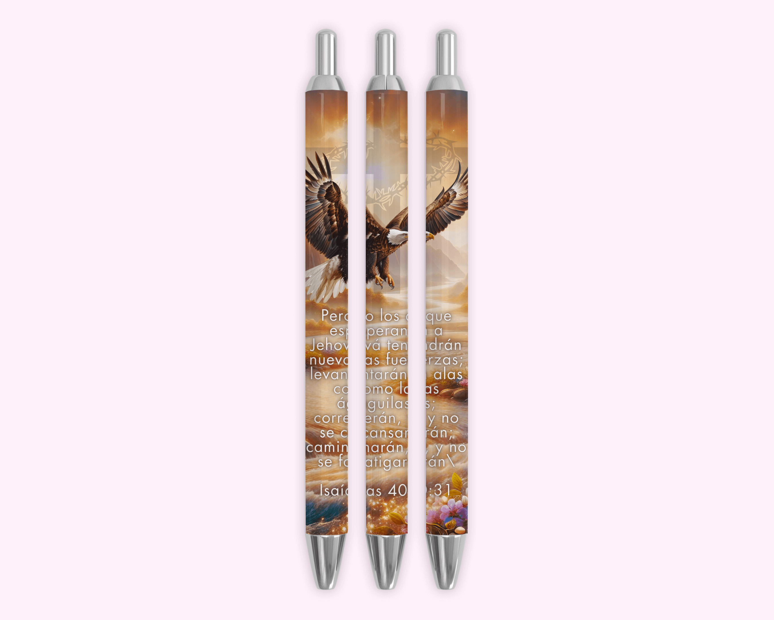Eagle Isaiah 40:31 Pen featuring unique artwork, perfect for personal style and expression.