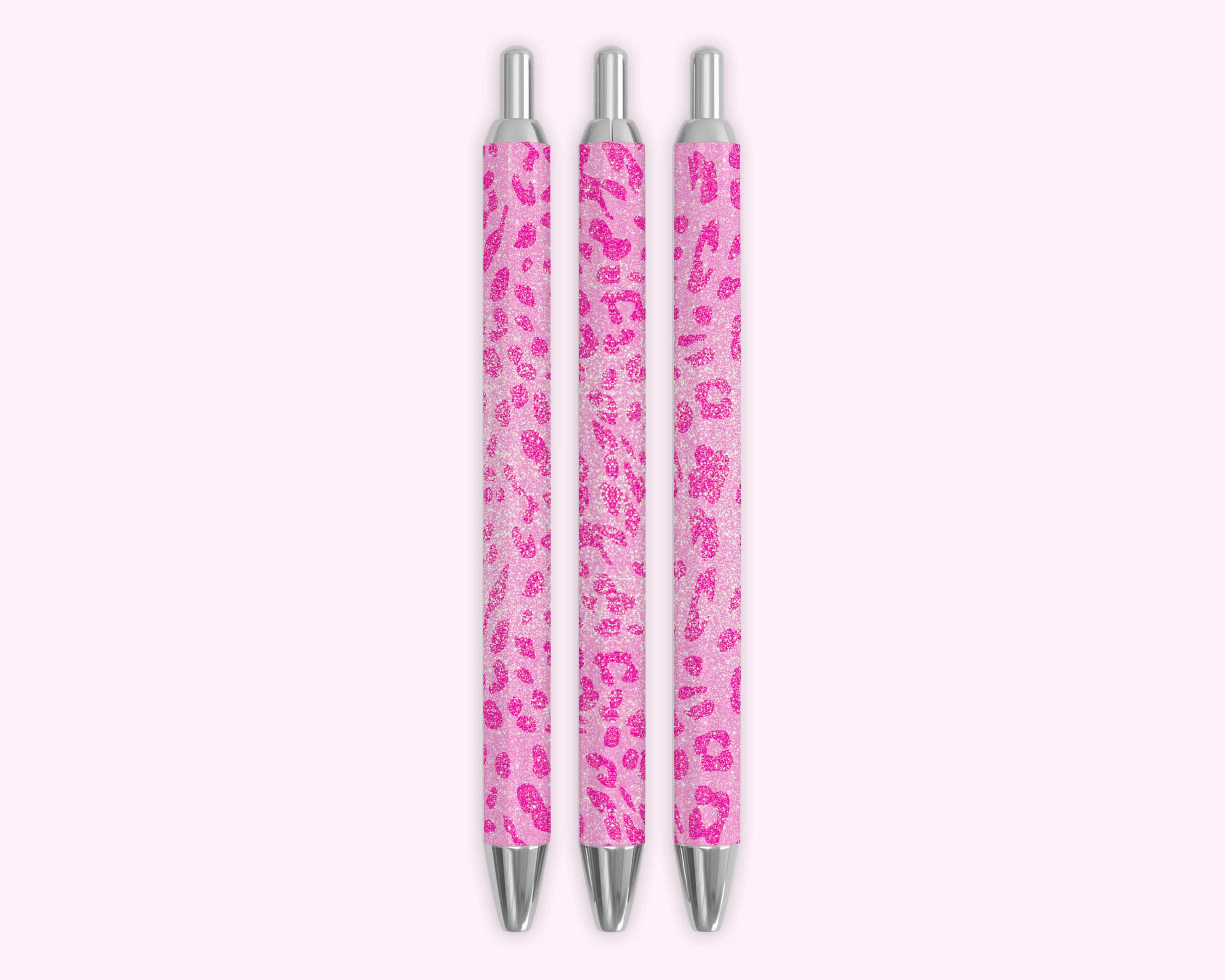 Sparkle Leopard Pen featuring unique artwork, perfect for personal style and expression.