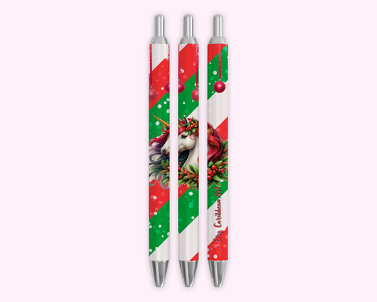 Christmas Unicorn  Pen
