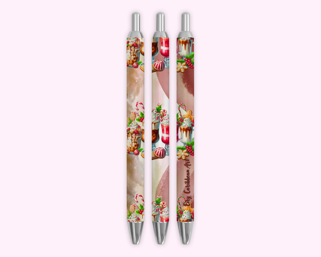 Hot Coco With Candy Cane  Pen