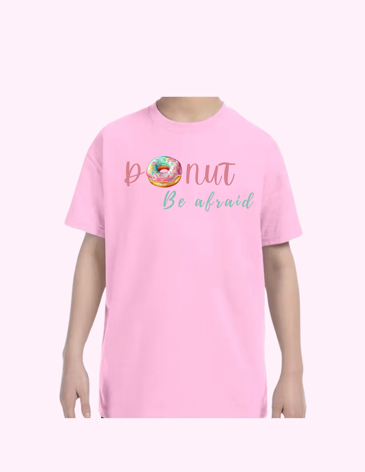 Donut Be Afraid - Kids T-Shirt featuring unique artwork, perfect for personal style and expression.