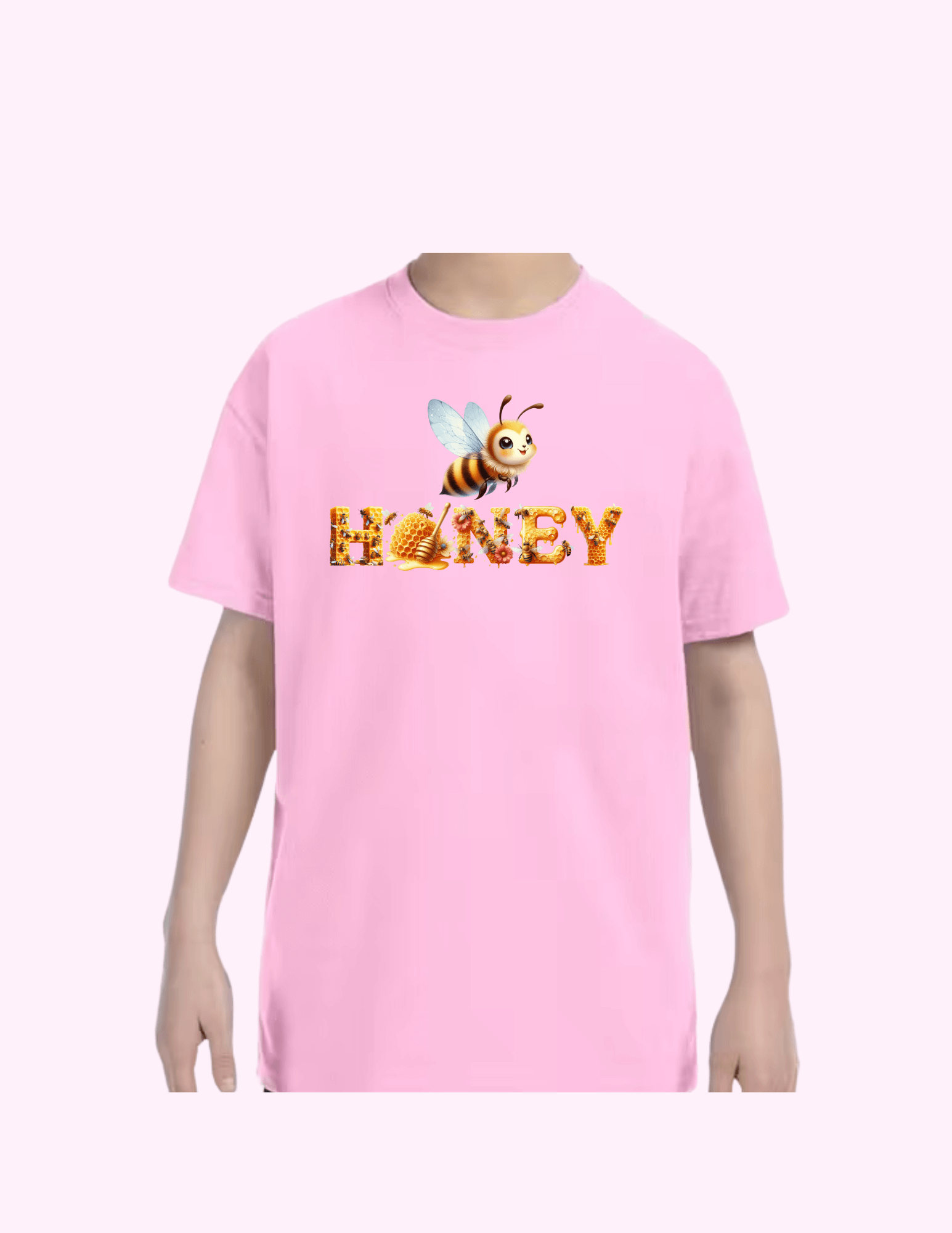 Honey - Kids T-Shirt featuring unique artwork, perfect for personal style and expression.