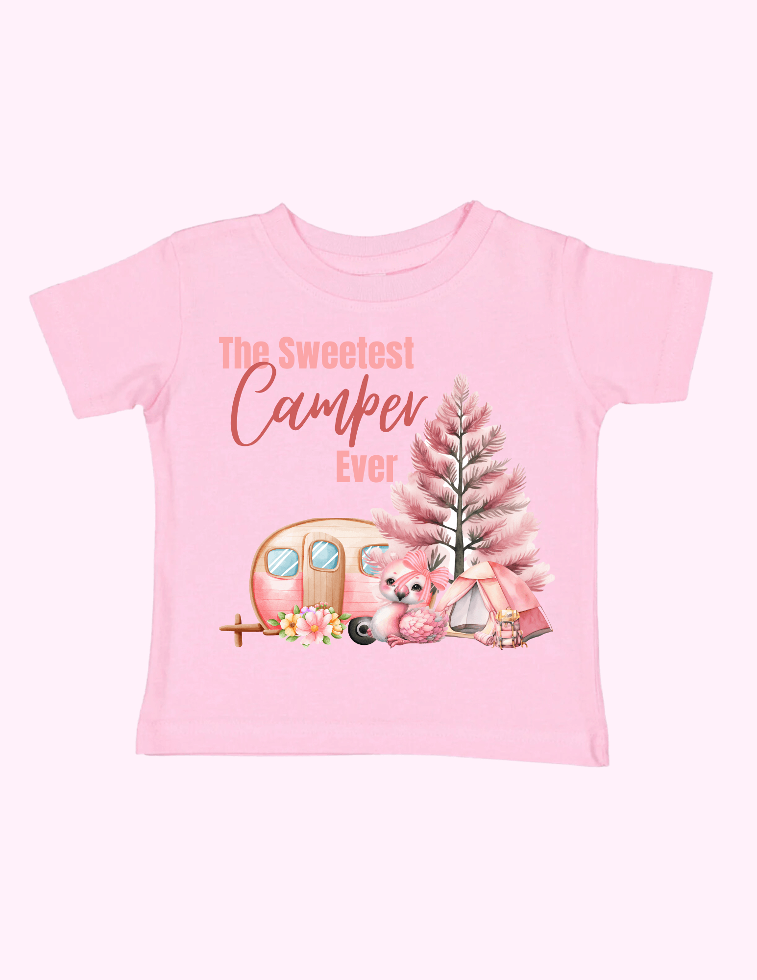Sweetest Camper Girl (Toddler) featuring unique artwork, perfect for personal style and expression.