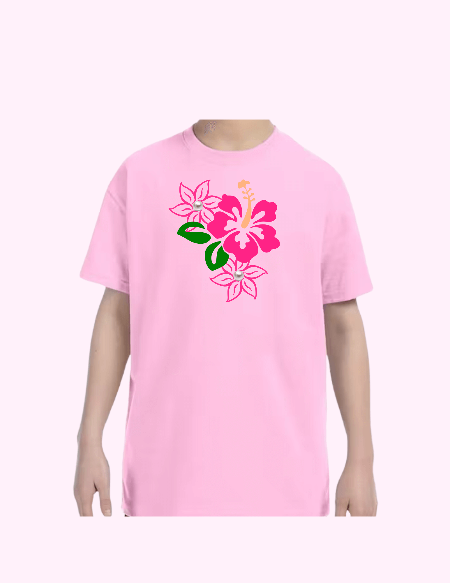Caribbean Flower - Kids T-Shirt featuring unique artwork, perfect for personal style and expression.