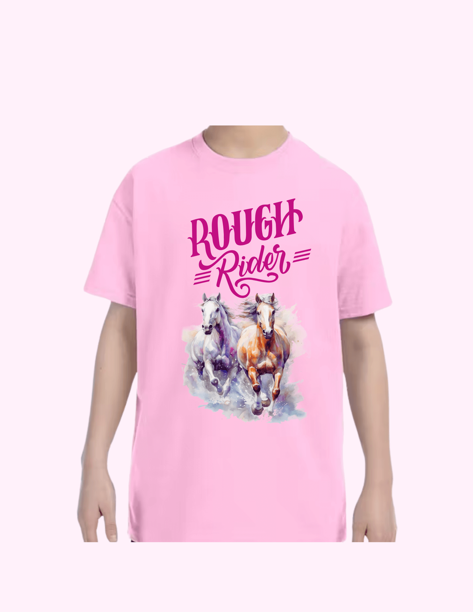 Rough Rider - Kids T-Shirt featuring unique artwork, perfect for personal style and expression.
