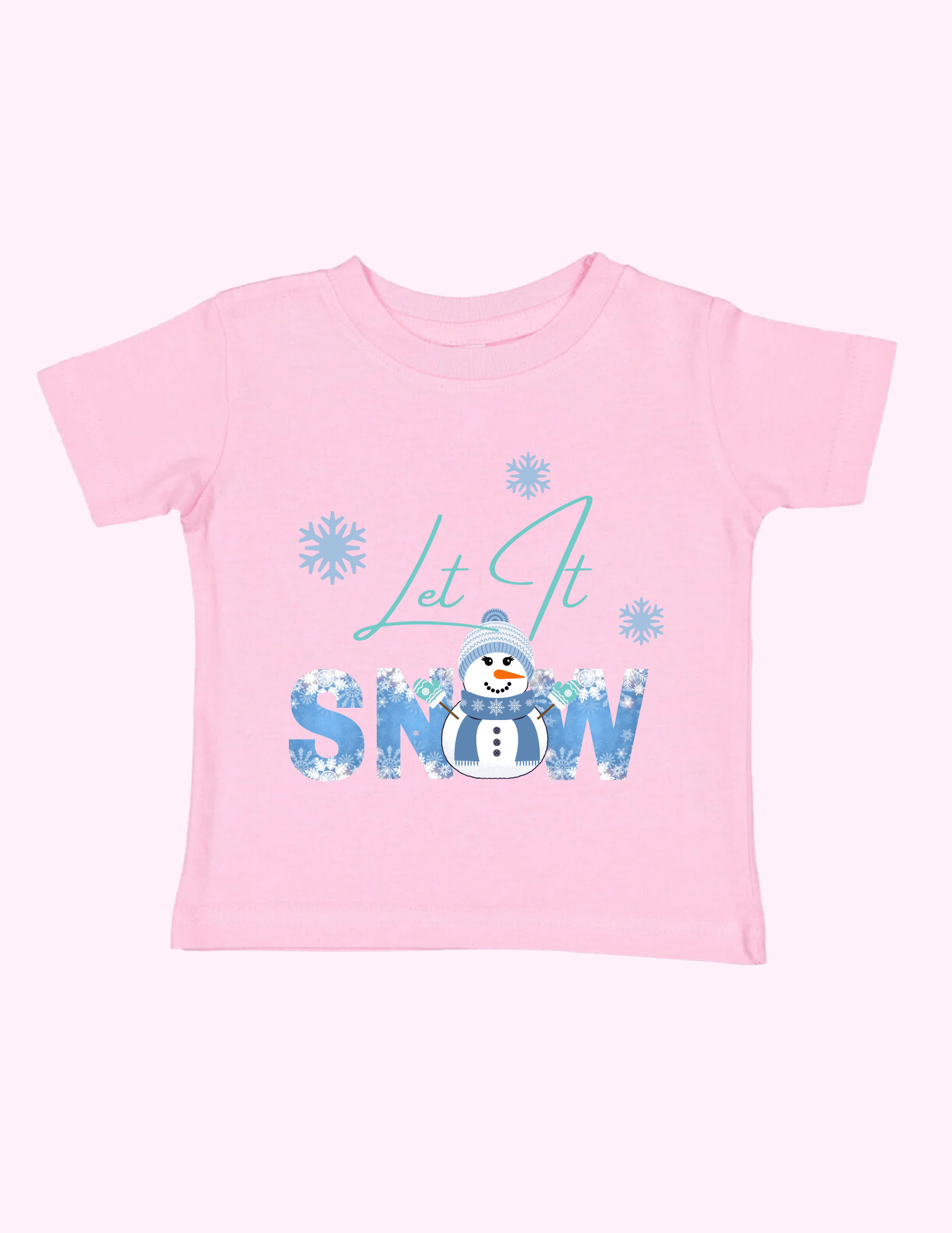 Let It Snow Blue (Toddler) featuring unique artwork, perfect for personal style and expression.