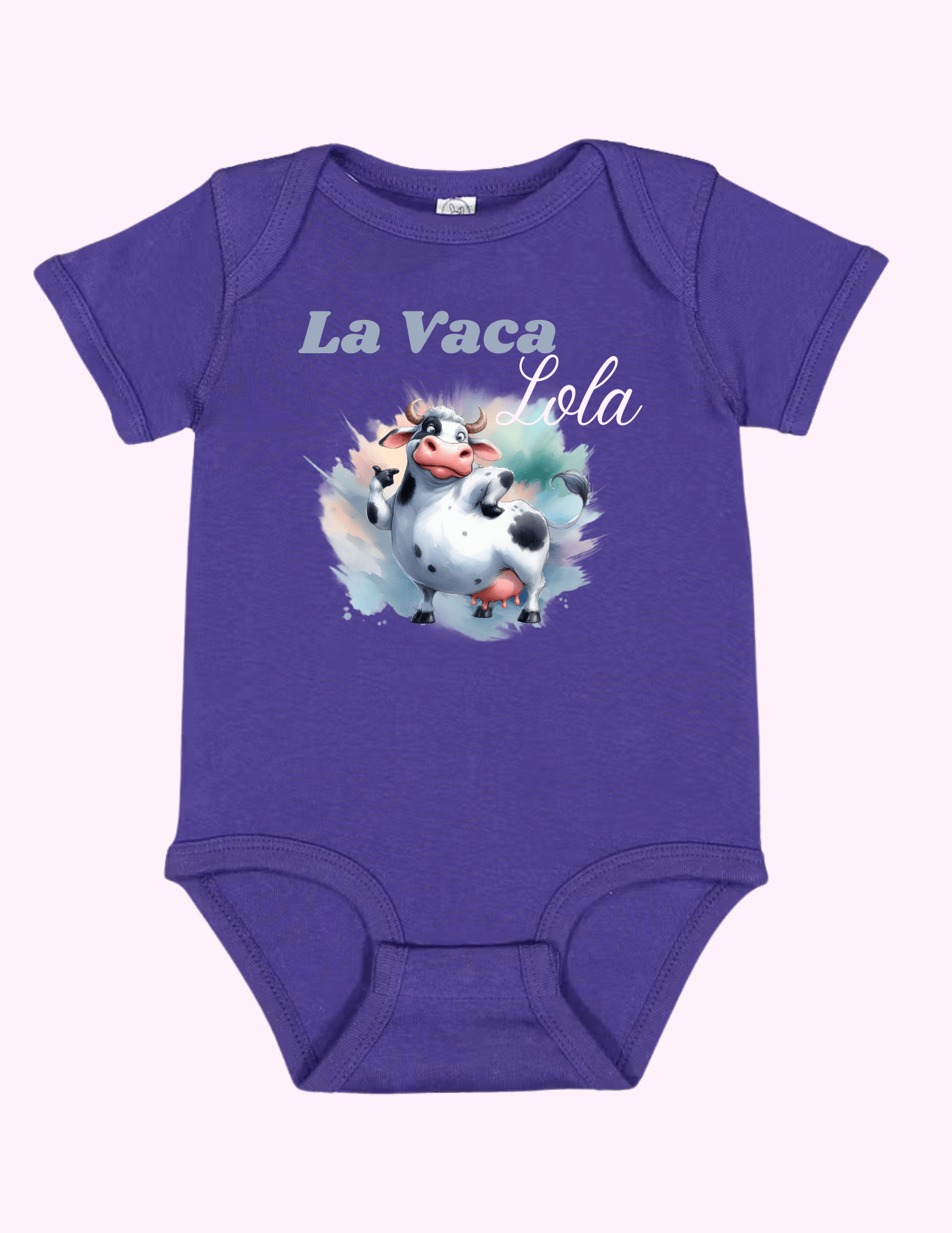 La Vaca Lola (Infant) featuring unique artwork, perfect for personal style and expression.