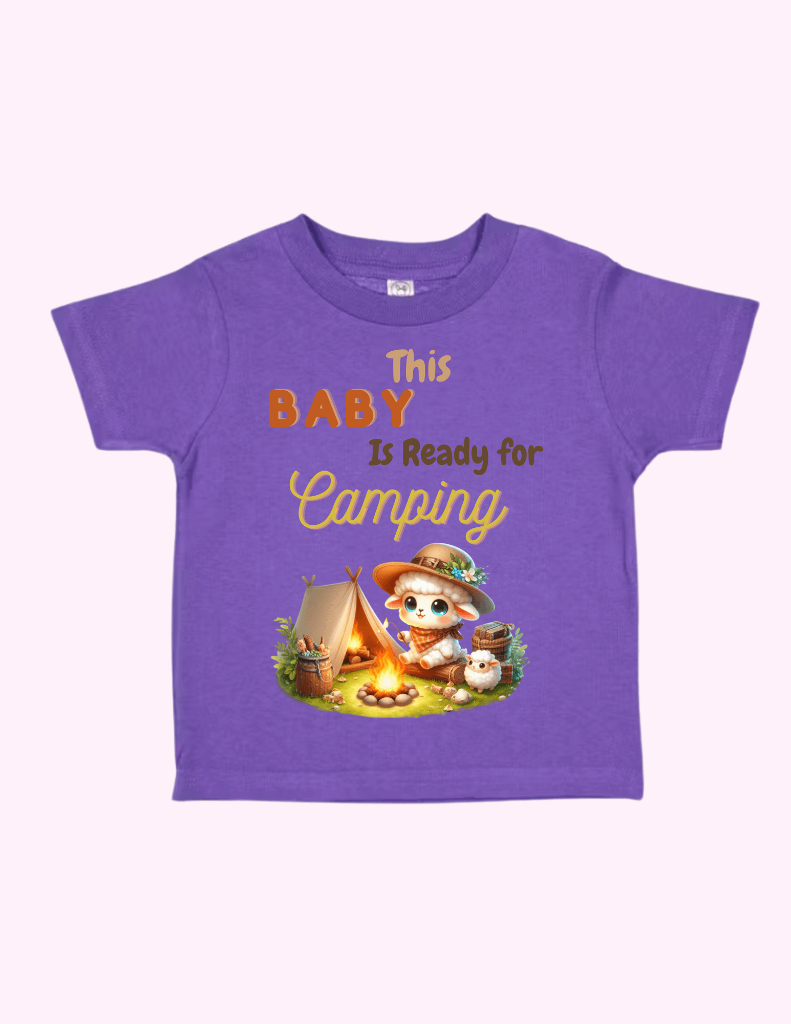 Ready To Camp (Toddler) featuring unique artwork, perfect for personal style and expression.