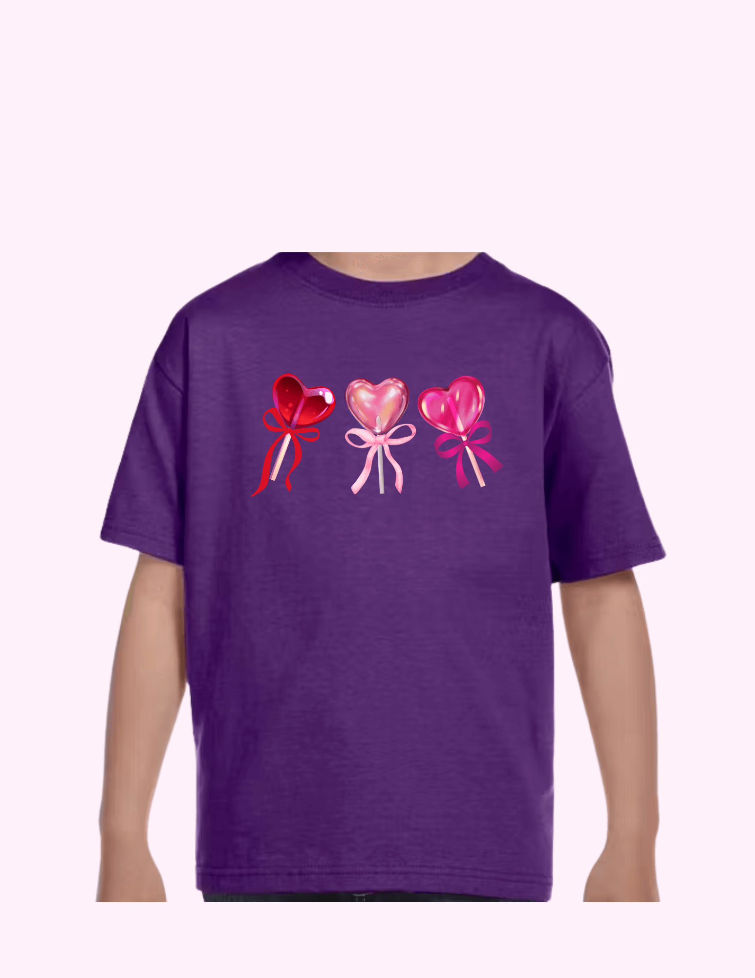 Lollypop Heart - Kids T-Shirt featuring unique artwork, perfect for personal style and expression.