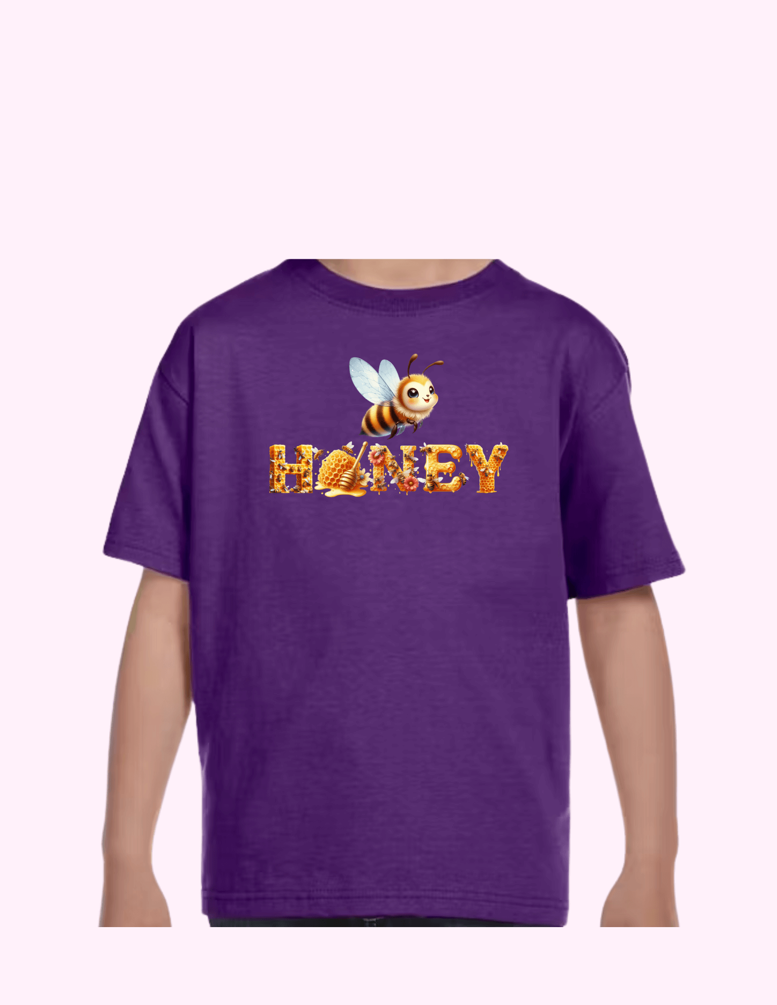 Honey - Kids T-Shirt featuring unique artwork, perfect for personal style and expression.