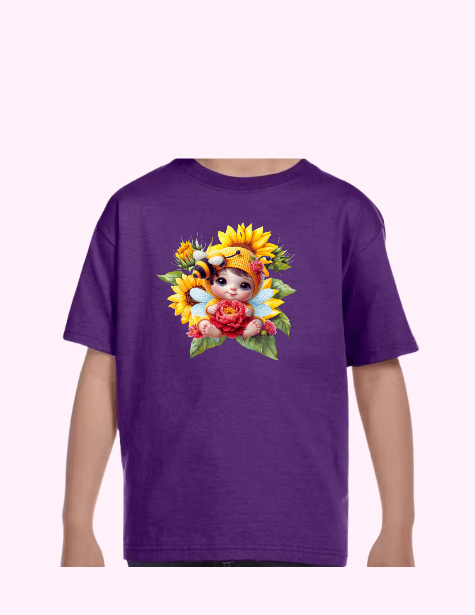 Bee - Kids T-Shirt featuring unique artwork, perfect for personal style and expression.
