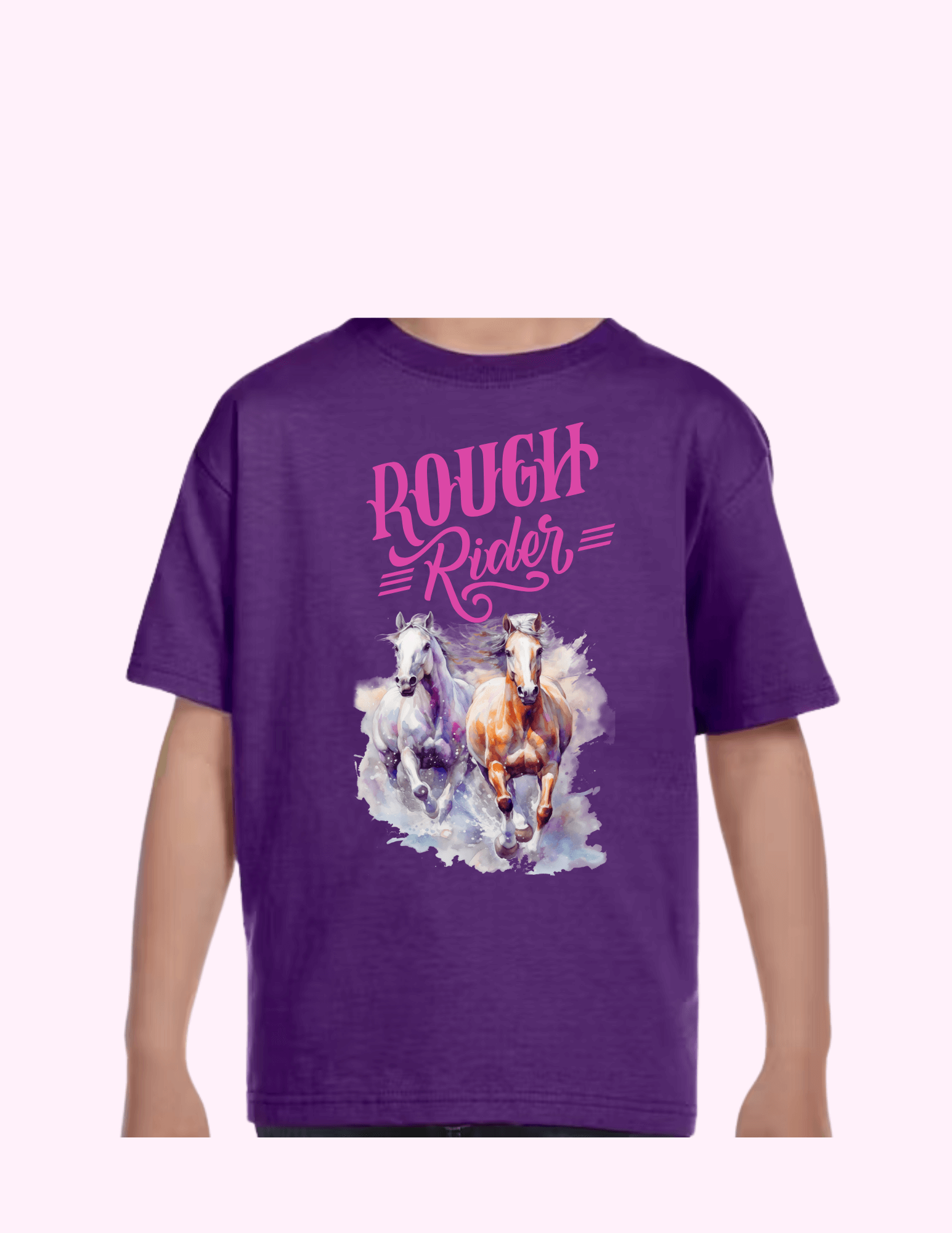 Rough Rider - Kids T-Shirt featuring unique artwork, perfect for personal style and expression.