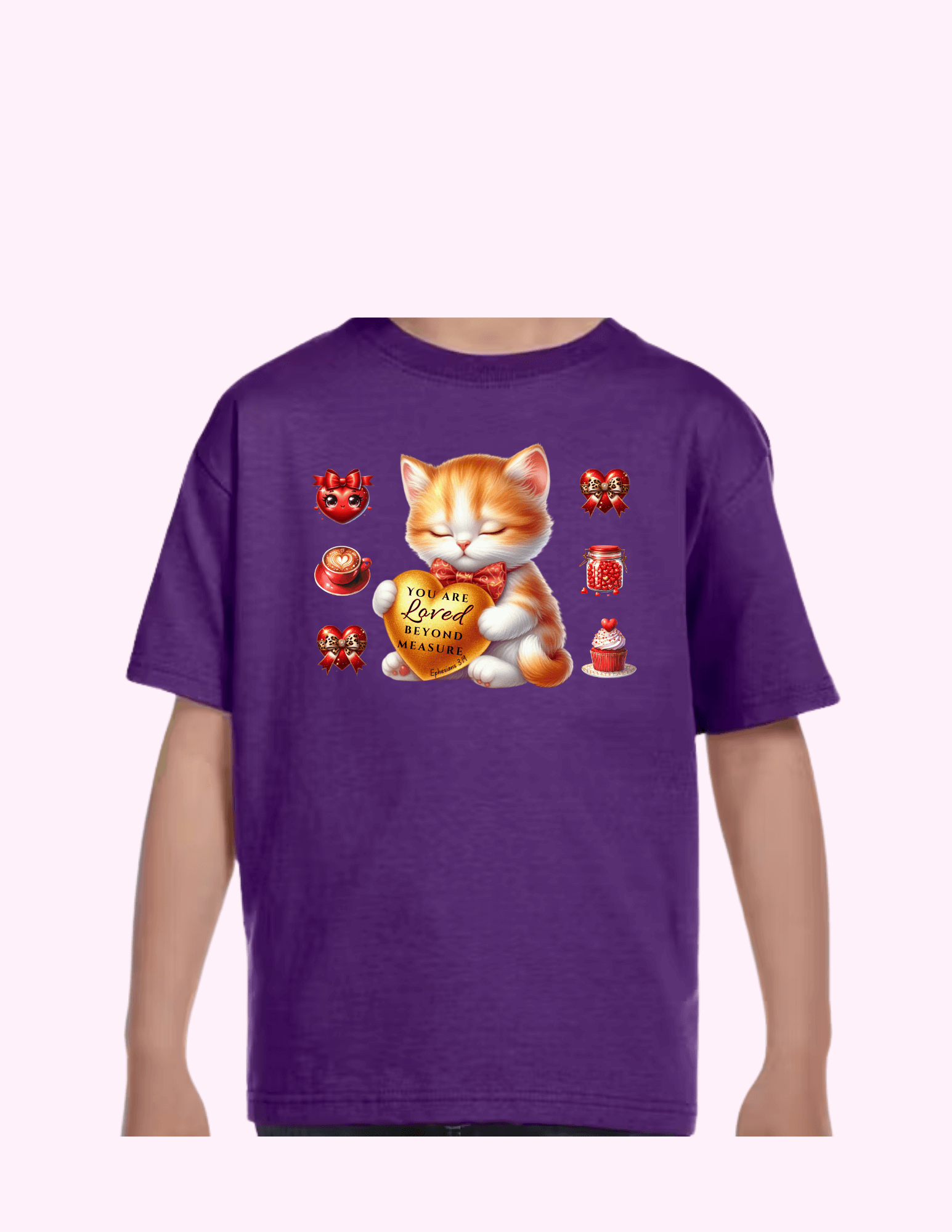You Are Loved - Kids T-Shirt featuring unique artwork, perfect for personal style and expression.