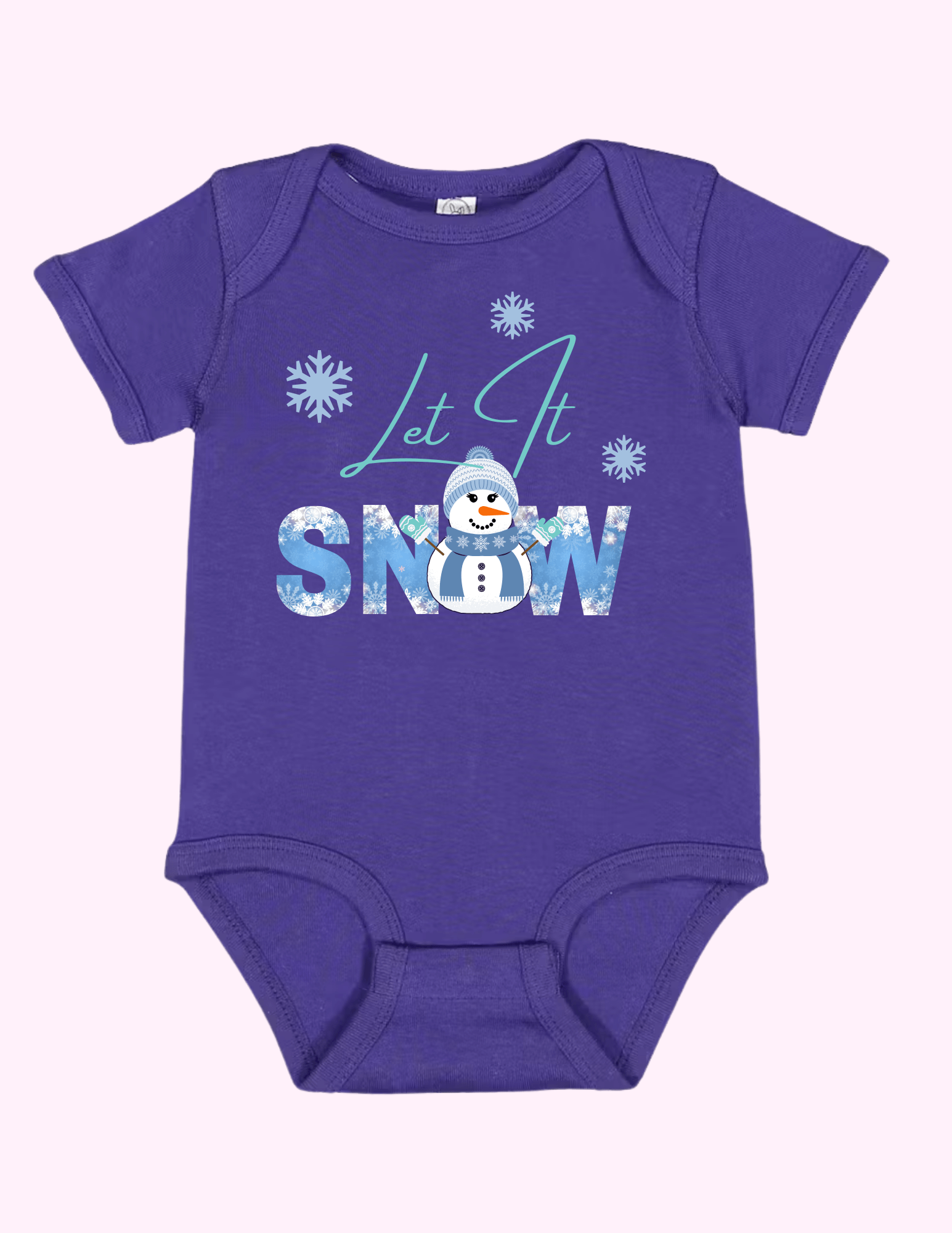Let It Snow - Blue (Infant) featuring unique artwork, perfect for personal style and expression.