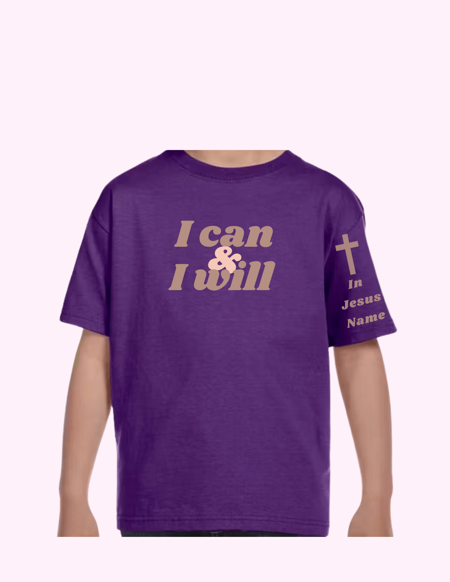 I Can & I Will - Kids T-Shirt featuring unique artwork, perfect for personal style and expression.