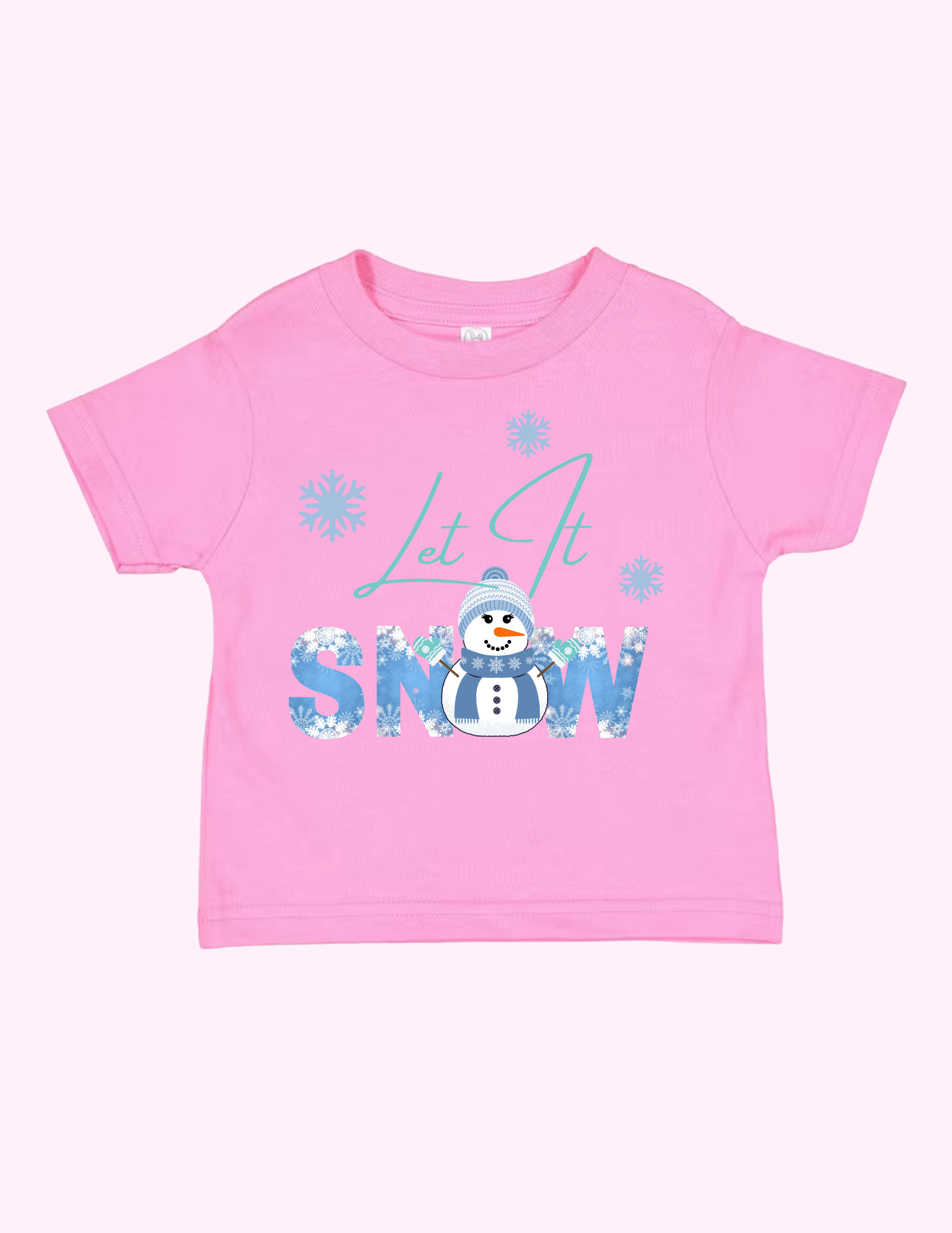 Let It Snow Blue (Toddler) featuring unique artwork, perfect for personal style and expression.