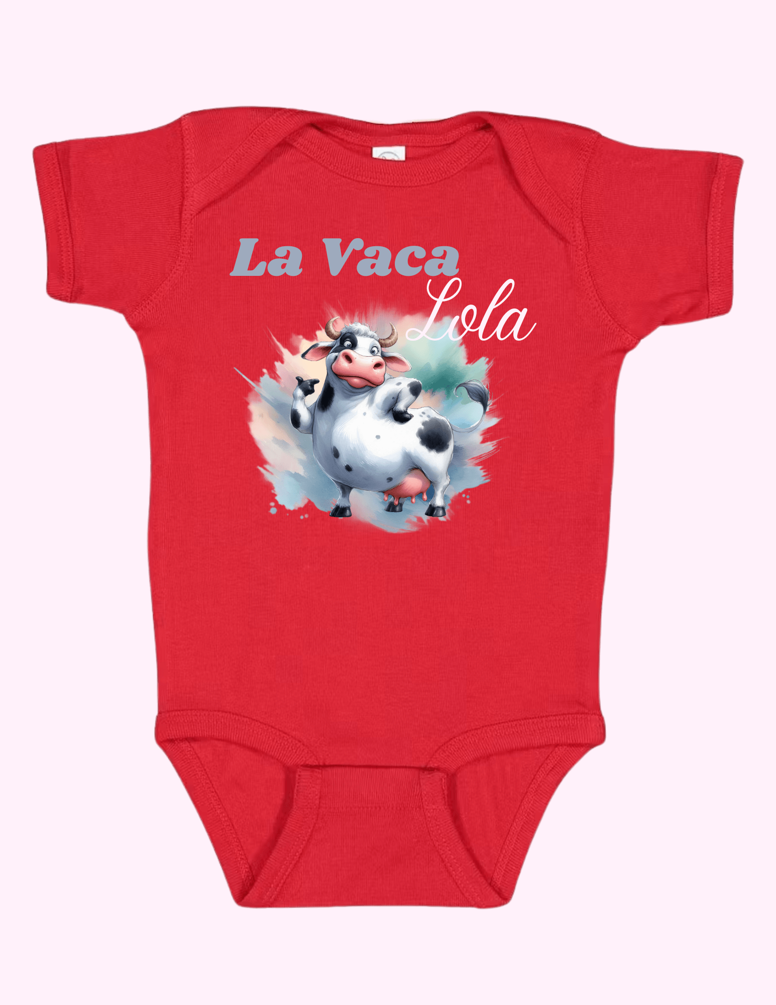 La Vaca Lola (Infant) featuring unique artwork, perfect for personal style and expression.