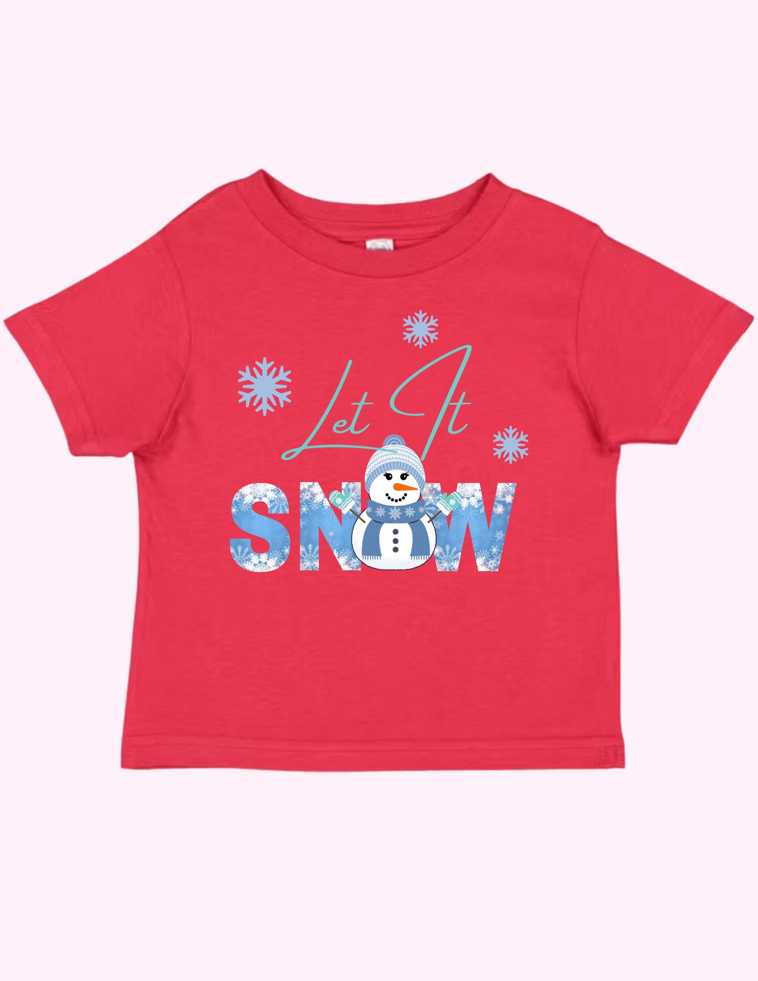 Let It Snow Blue (Toddler) featuring unique artwork, perfect for personal style and expression.