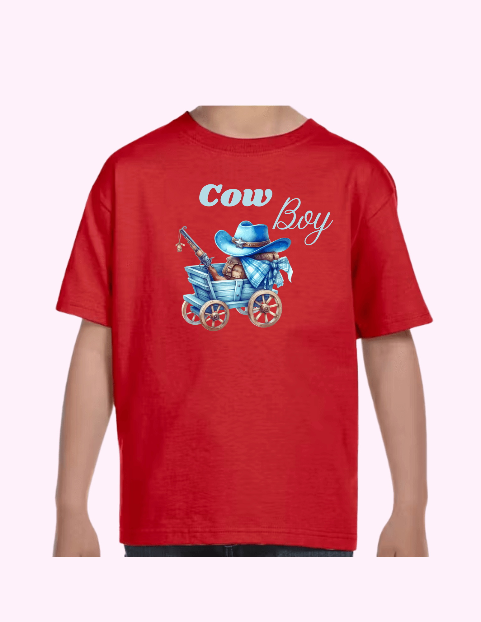 Cow Boy - Kids T-Shirt featuring unique artwork, perfect for personal style and expression.
