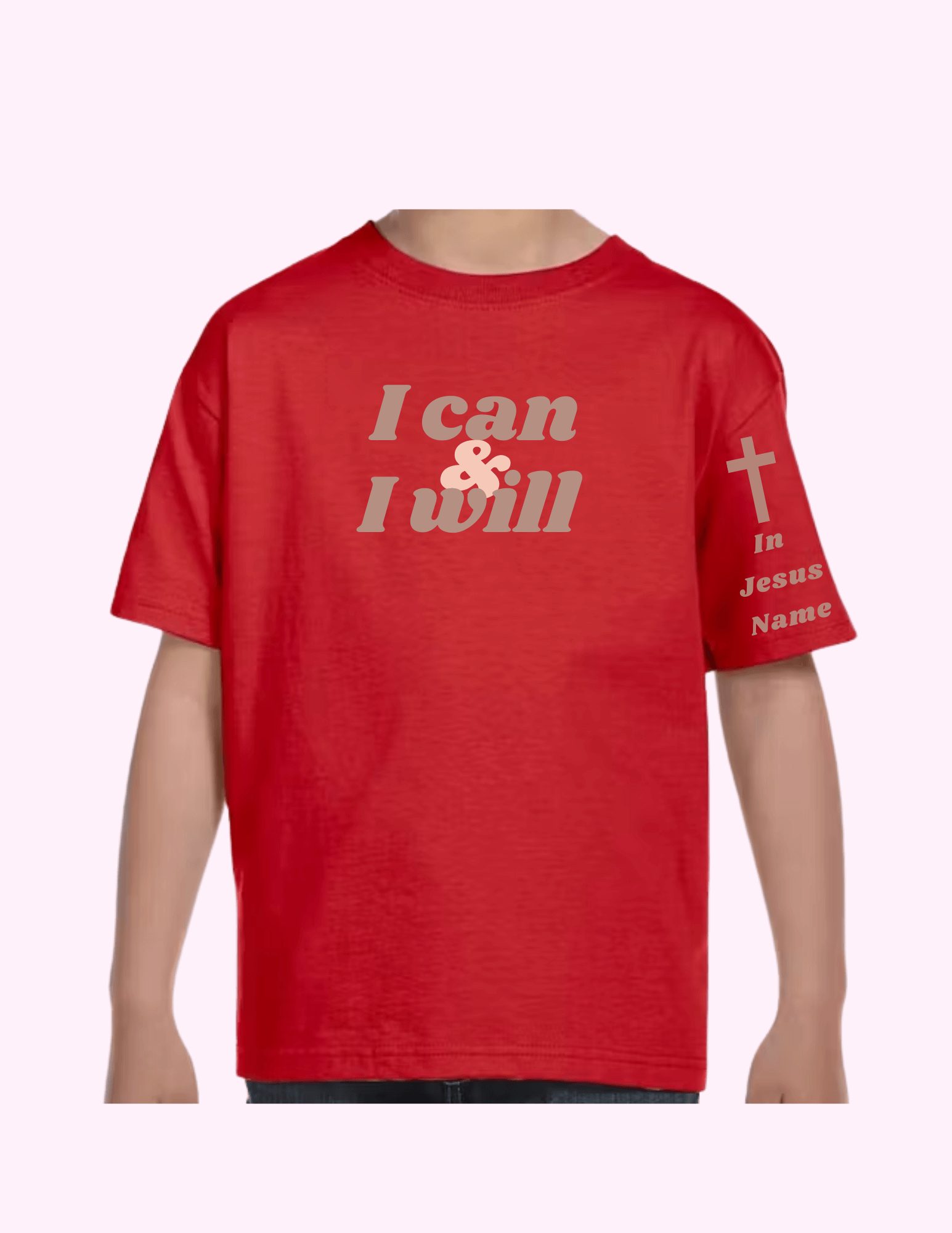 I Can & I Will - Kids T-Shirt featuring unique artwork, perfect for personal style and expression.