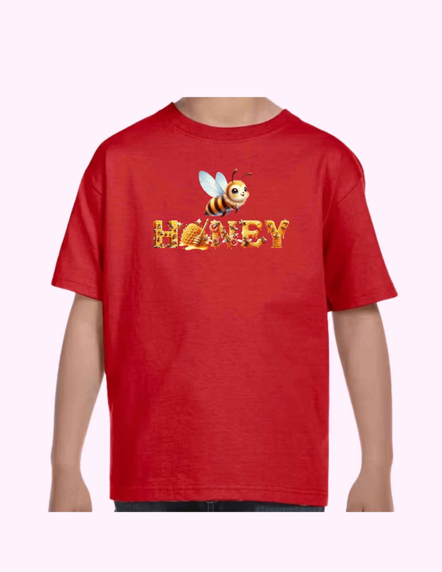 Honey - Kids T-Shirt featuring unique artwork, perfect for personal style and expression.