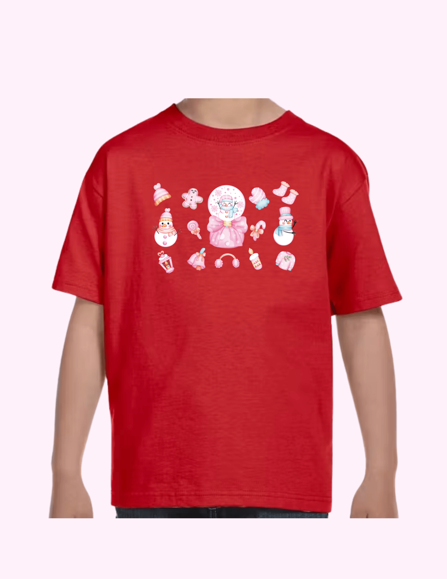 Pink Snow - Kids T-Shirt featuring unique artwork, perfect for personal style and expression.