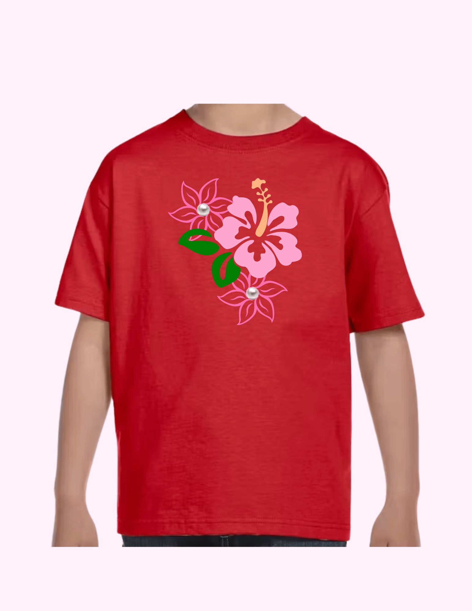 Caribbean Flower - Kids T-Shirt featuring unique artwork, perfect for personal style and expression.