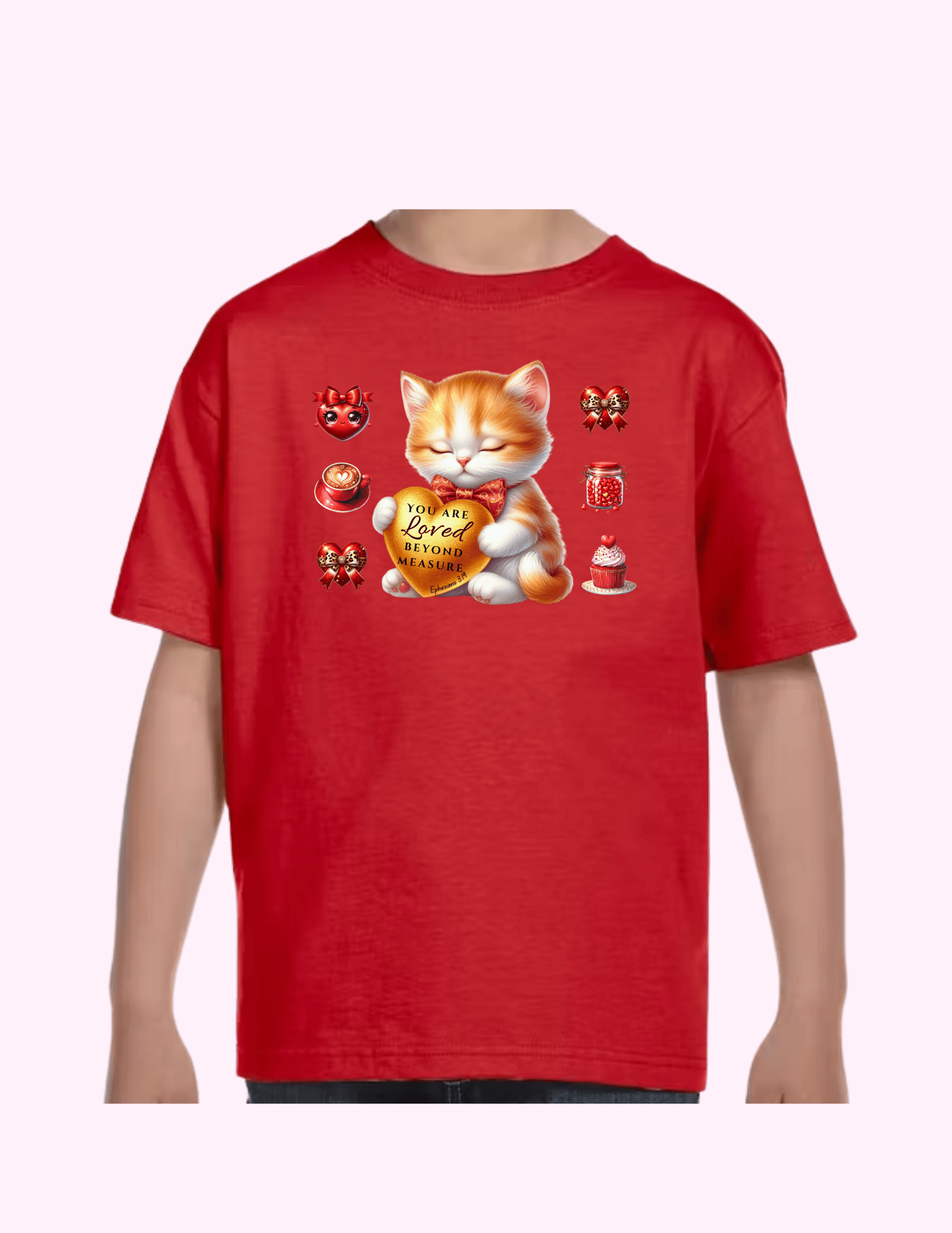 You Are Loved - Kids T-Shirt featuring unique artwork, perfect for personal style and expression.