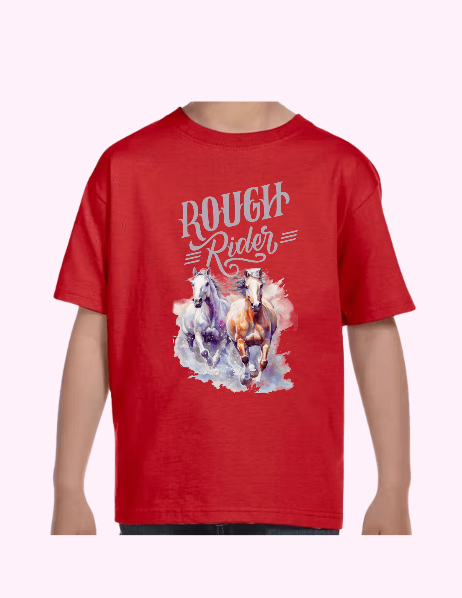 Rough Rider - Kids T-Shirt featuring unique artwork, perfect for personal style and expression.