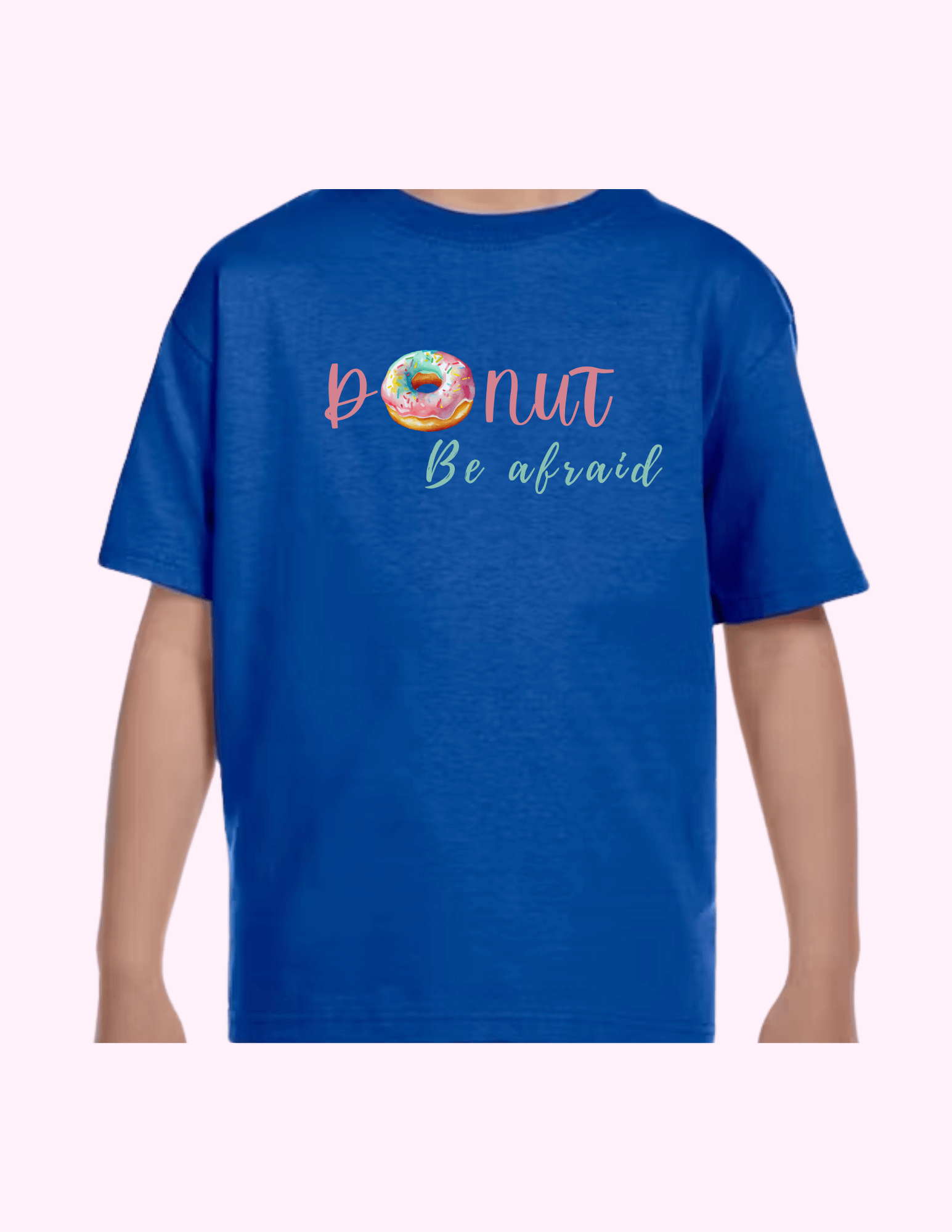 Donut Be Afraid - Kids T-Shirt featuring unique artwork, perfect for personal style and expression.