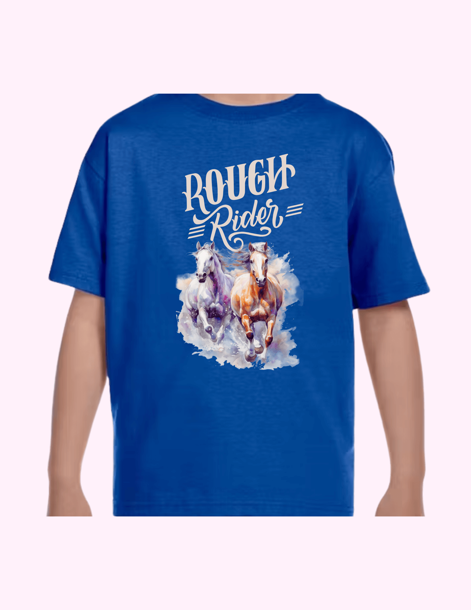 Rough Rider - Kids T-Shirt featuring unique artwork, perfect for personal style and expression.
