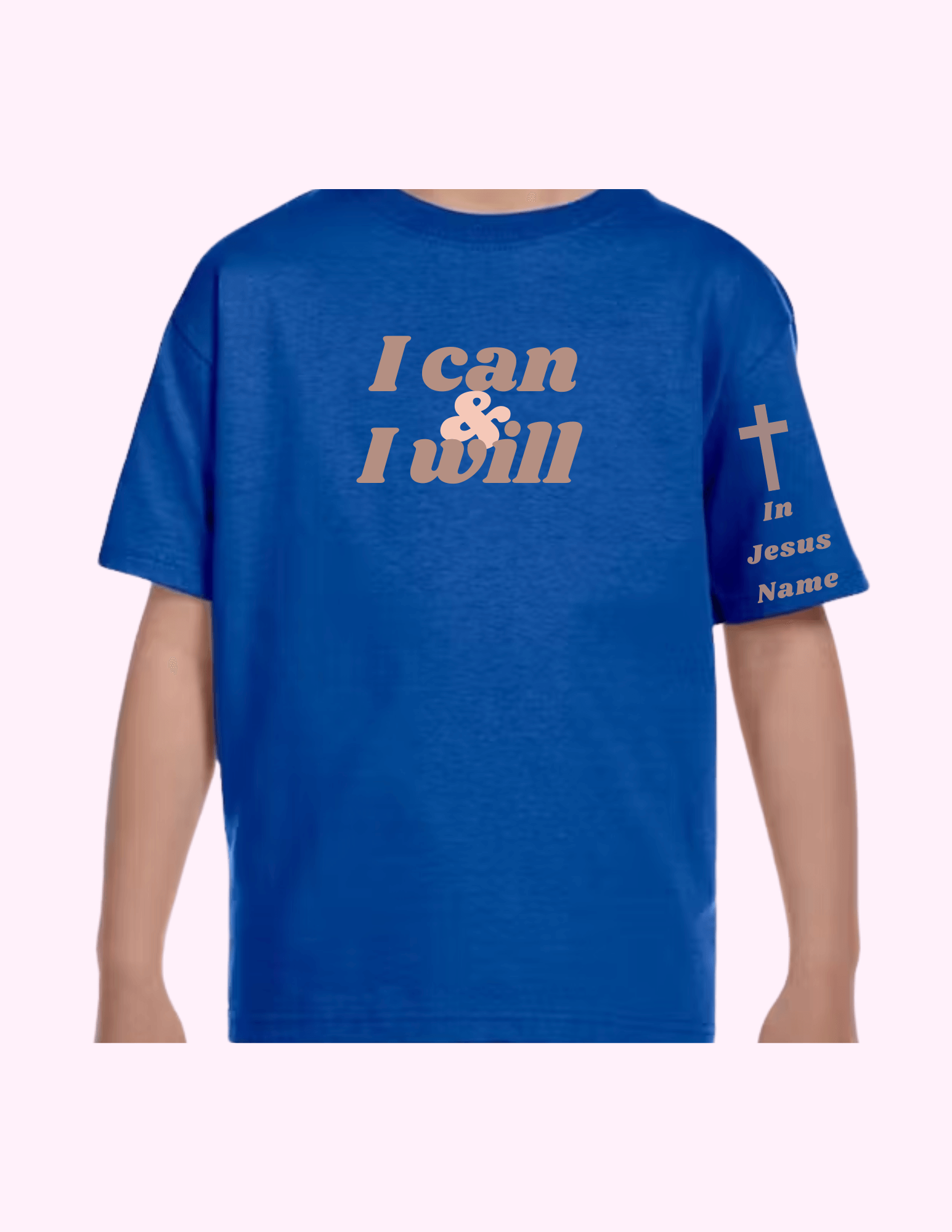 I Can & I Will - Kids T-Shirt featuring unique artwork, perfect for personal style and expression.