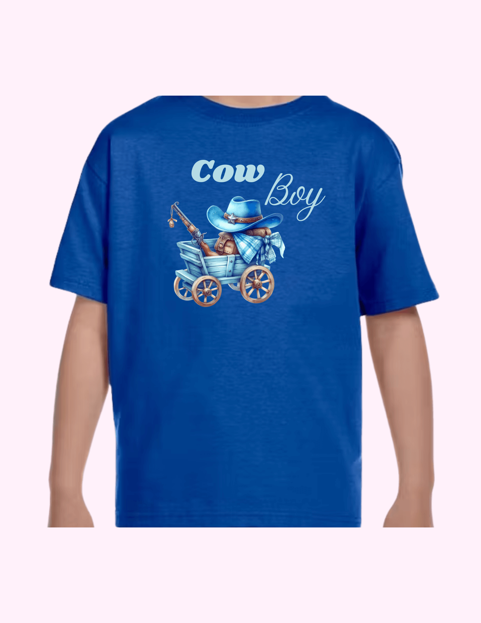 Cow Boy - Kids T-Shirt featuring unique artwork, perfect for personal style and expression.
