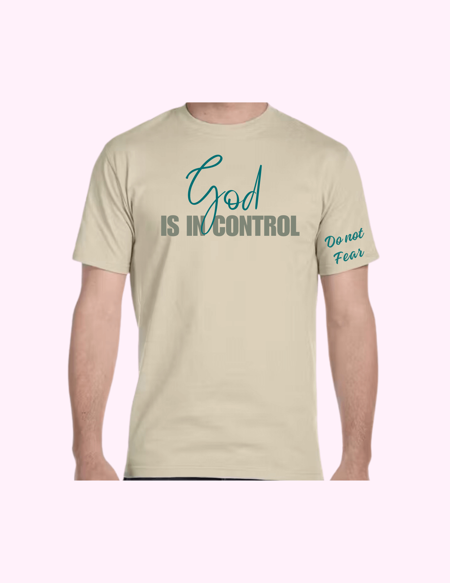 God Is In Control - Adult T-Shirt featuring unique artwork, perfect for personal style and expression.