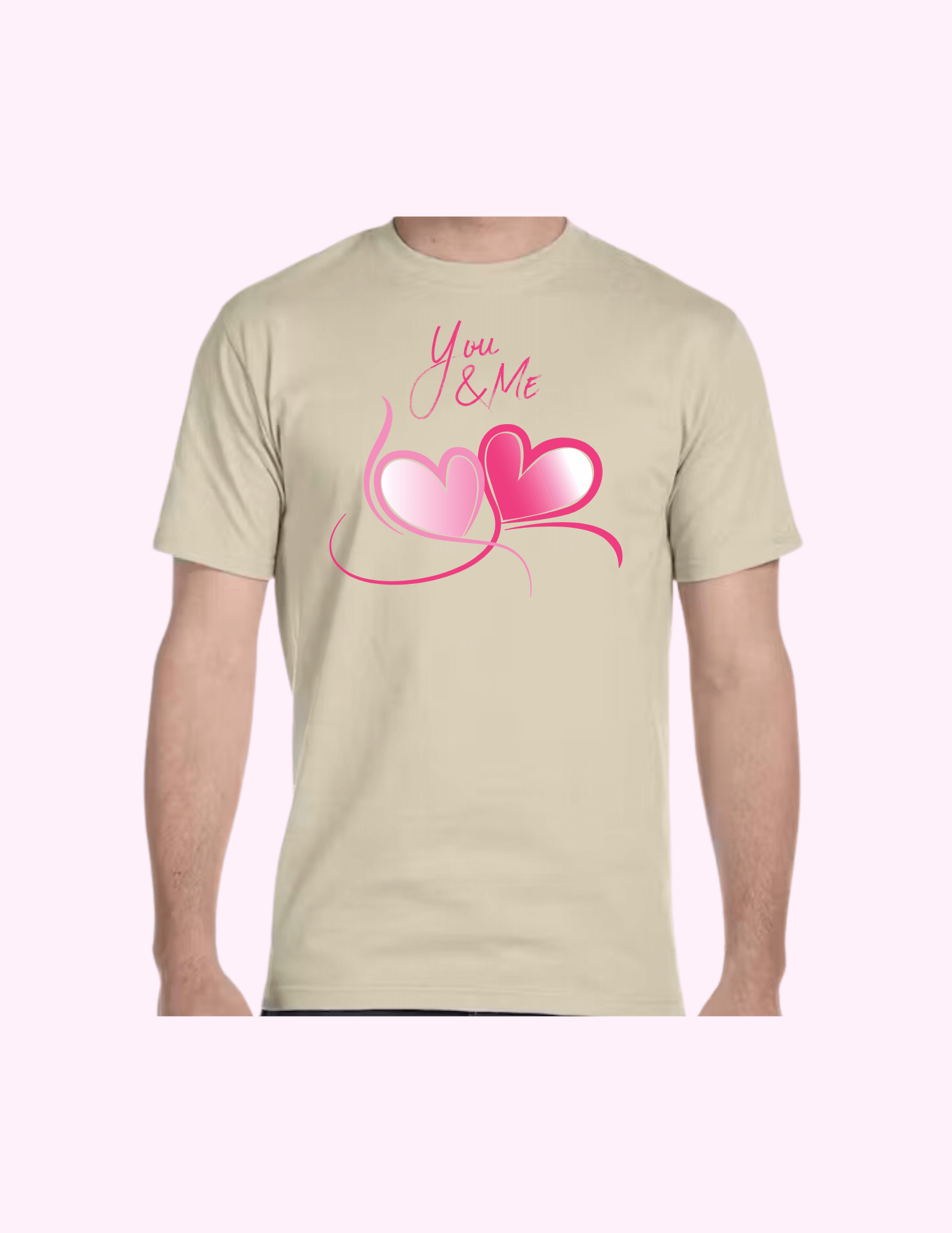 You & Me - Adult T-Shirt featuring unique artwork, perfect for personal style and expression.