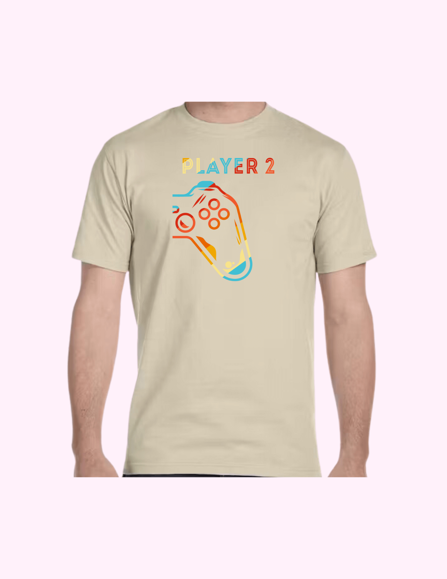 Player 2 - Adult T-Shirt featuring unique artwork, perfect for personal style and expression.