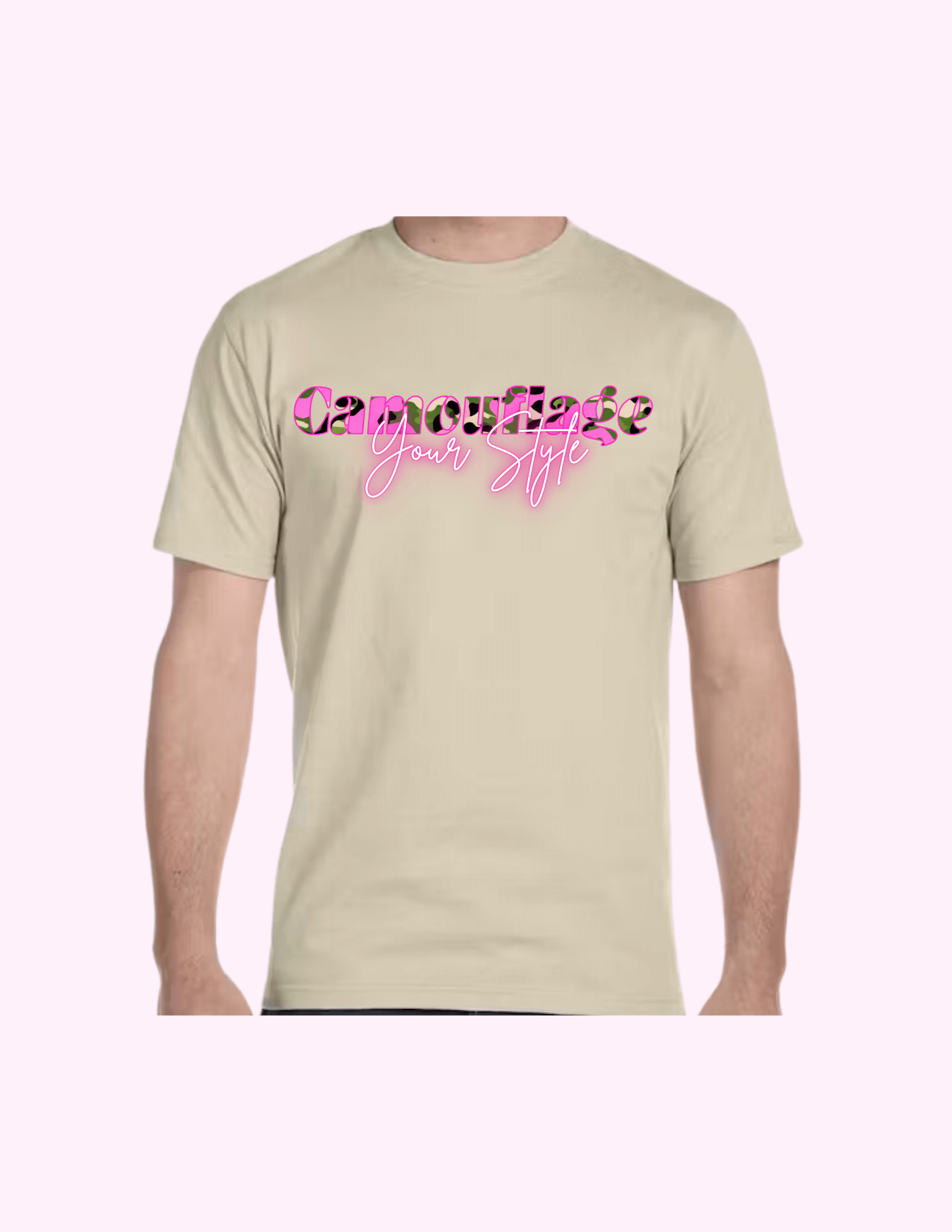 Camouflage Your Style - Adult T-Shirt featuring unique artwork, perfect for personal style and expression.