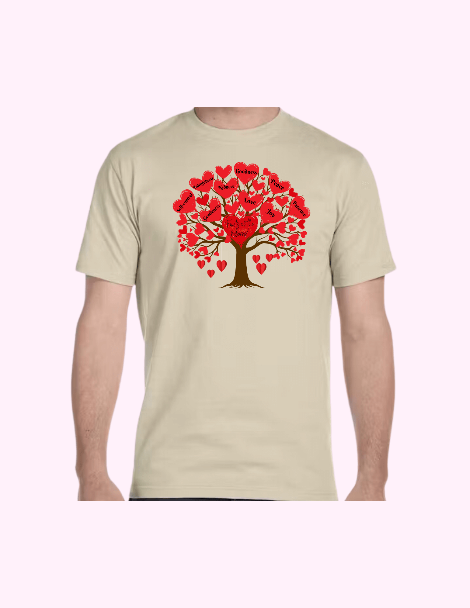 Fruits Of The Spirit - Adult T-Shirt featuring unique artwork, perfect for personal style and expression.