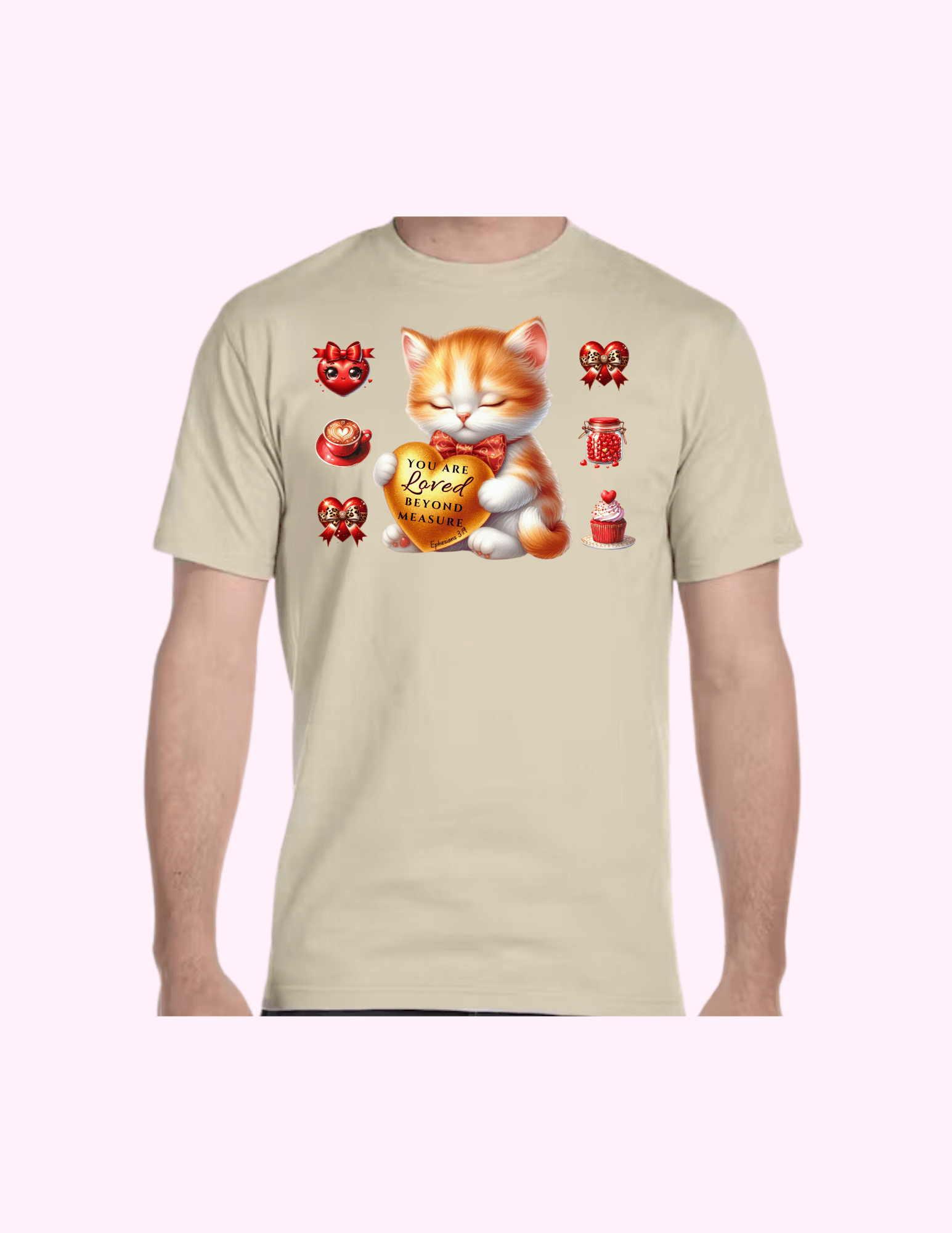 You Are Loved - Adult T-Shirt featuring unique artwork, perfect for personal style and expression.