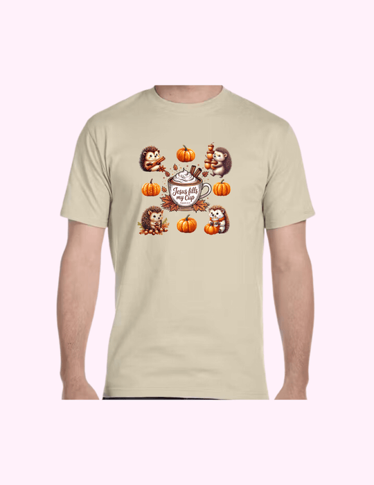 Jesus Fills My Cup - Adult T-Shirt