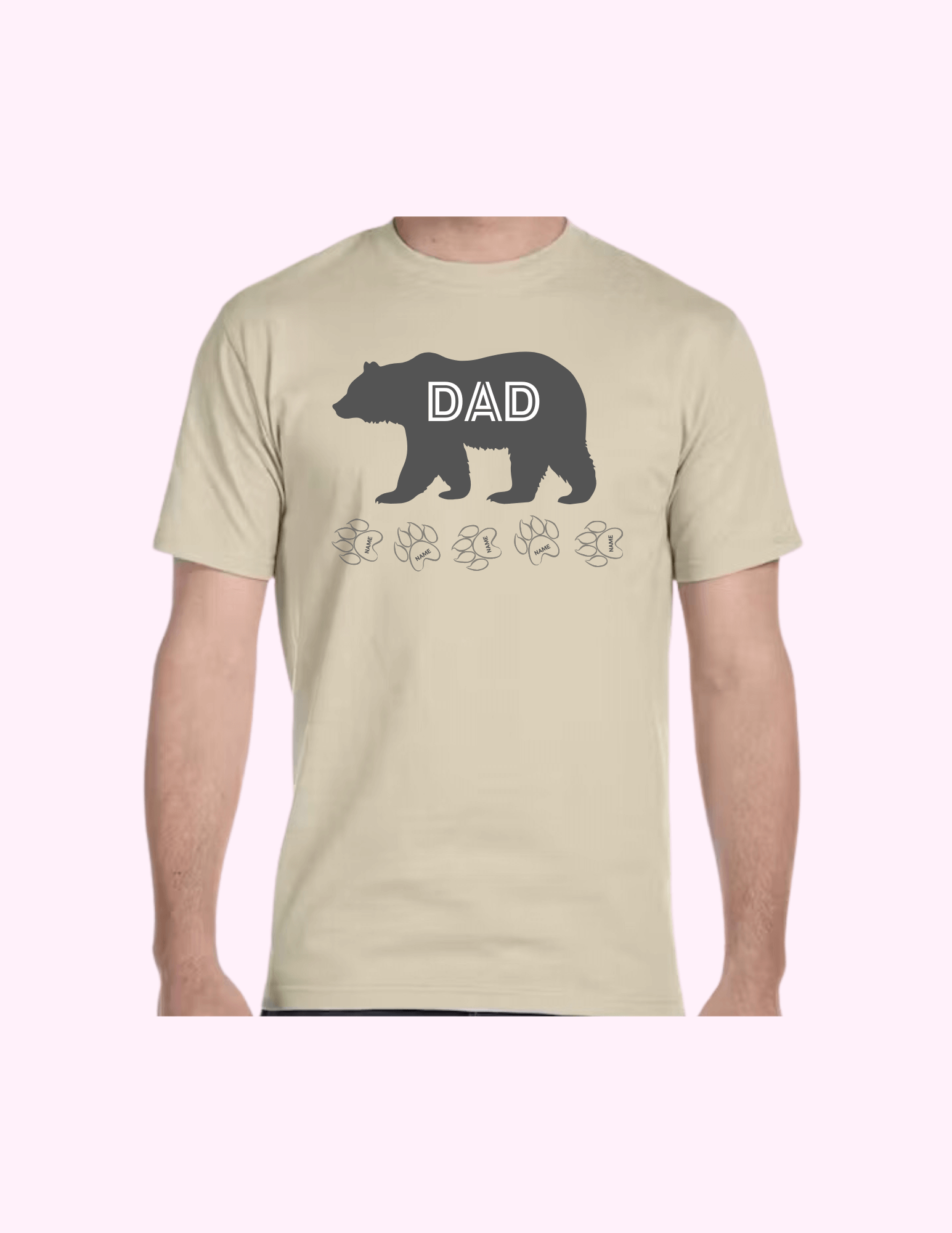 Dad Bear - Adult T-Shirt featuring unique artwork, perfect for personal style and expression.